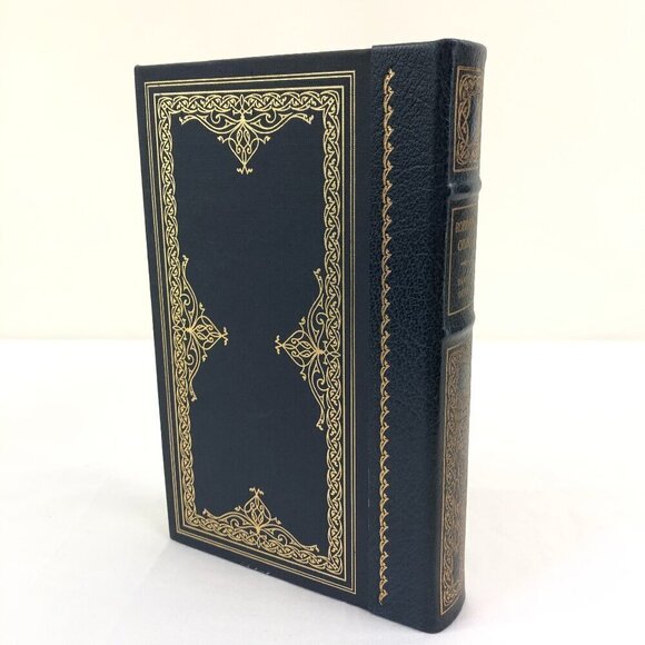 The Franklin Library Robinson Crusoe Novel By Daniel Defoe - Picture 3 of 8